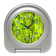 Concept Art Spider Digital Art Green Travel Alarm Clocks by Simbadda