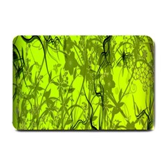 Concept Art Spider Digital Art Green Small Doormat  by Simbadda