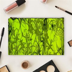 Concept Art Spider Digital Art Green Cosmetic Bag (large)  by Simbadda