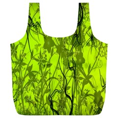 Concept Art Spider Digital Art Green Full Print Recycle Bags (l)  by Simbadda