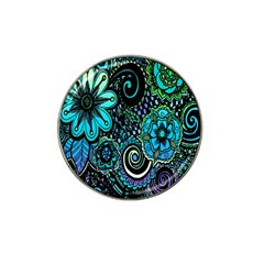 Sun Set Floral Hat Clip Ball Marker by Simbadda