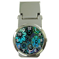 Sun Set Floral Money Clip Watches by Simbadda