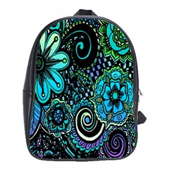 Sun Set Floral School Bags(large)  by Simbadda