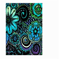 Sun Set Floral Large Garden Flag (two Sides)