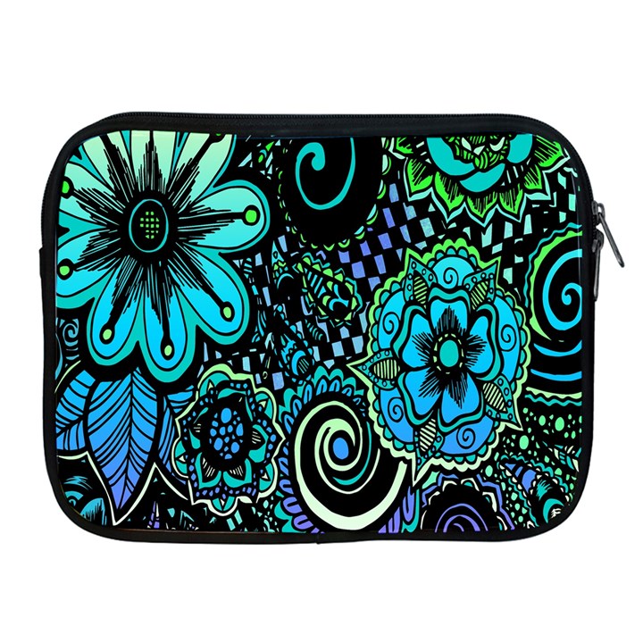 Sun Set Floral Apple iPad 2/3/4 Zipper Cases