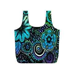 Sun Set Floral Full Print Recycle Bags (s) 