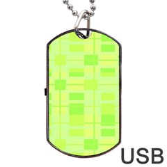 Pattern Dog Tag Usb Flash (one Side)