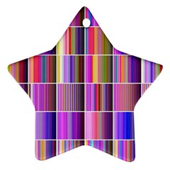 Plasma Gradient Gradation Ornament (star) by Simbadda