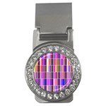 Plasma Gradient Gradation Money Clips (CZ)  Front