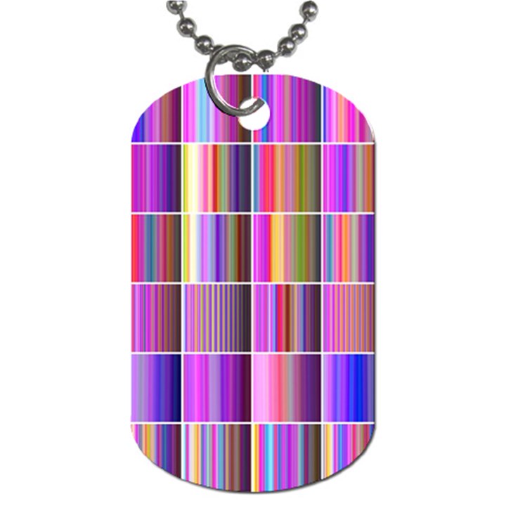 Plasma Gradient Gradation Dog Tag (Two Sides)