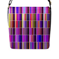 Plasma Gradient Gradation Flap Messenger Bag (l)  by Simbadda