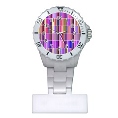 Plasma Gradient Gradation Plastic Nurses Watch by Simbadda