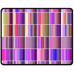 Plasma Gradient Gradation Double Sided Fleece Blanket (medium)  by Simbadda