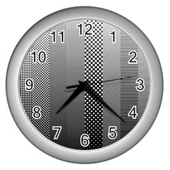 Semi Authentic Screen Tone Gradient Pack Wall Clocks (silver)  by Simbadda