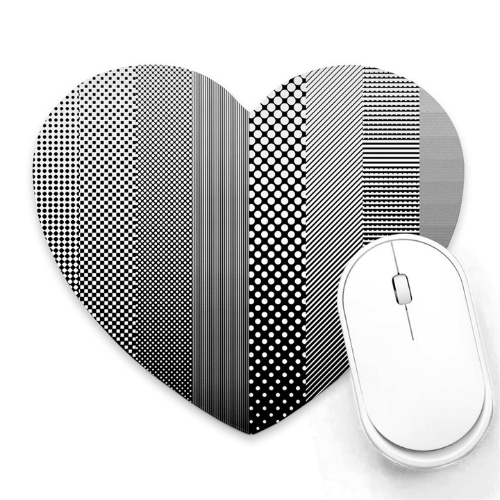 Semi Authentic Screen Tone Gradient Pack Heart Mousepads