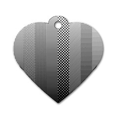 Semi Authentic Screen Tone Gradient Pack Dog Tag Heart (two Sides) by Simbadda