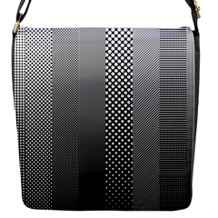 Semi Authentic Screen Tone Gradient Pack Flap Messenger Bag (s) by Simbadda