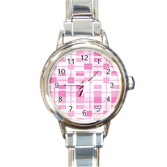 Pattern Round Italian Charm Watch by Valentinaart