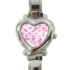 Pattern Heart Italian Charm Watch by Valentinaart