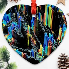 Abstract 3d Blender Colorful Ornament (heart)