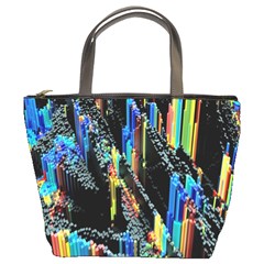 Abstract 3d Blender Colorful Bucket Bags