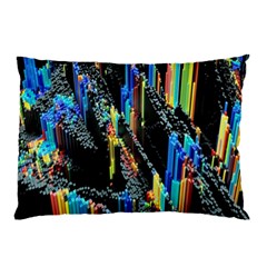 Abstract 3d Blender Colorful Pillow Case