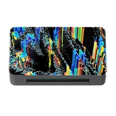 Abstract 3d Blender Colorful Memory Card Reader With Cf