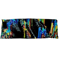 Abstract 3d Blender Colorful Body Pillow Case (dakimakura) by Simbadda