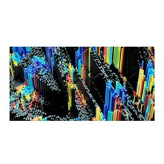 Abstract 3d Blender Colorful Satin Wrap by Simbadda