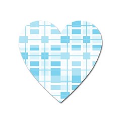 Pattern Heart Magnet