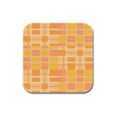 Pattern Rubber Square Coaster (4 Pack) 