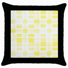 Pattern Throw Pillow Case (black) by Valentinaart