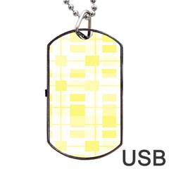 Pattern Dog Tag Usb Flash (two Sides) by Valentinaart