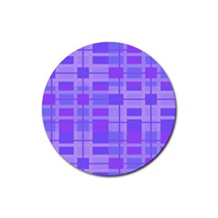 Pattern Rubber Round Coaster (4 Pack)  by Valentinaart