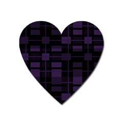 Pattern Heart Magnet