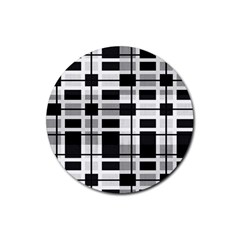 Pattern Rubber Round Coaster (4 pack) 