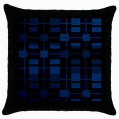 Pattern Throw Pillow Case (black) by Valentinaart