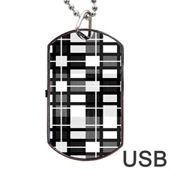 Pattern Dog Tag Usb Flash (two Sides)