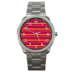 Lines Sport Metal Watch by Valentinaart