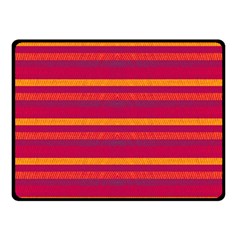 Lines Double Sided Fleece Blanket (small) 