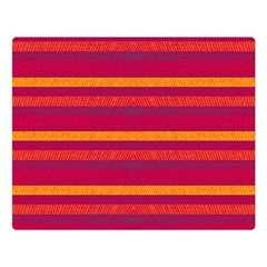 Lines Double Sided Flano Blanket (large) 