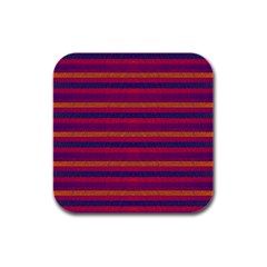 Lines Rubber Square Coaster (4 pack) 