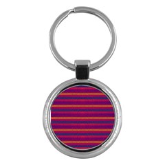 Lines Key Chains (Round) 