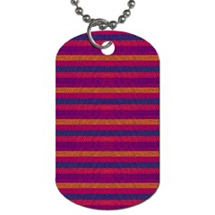 Lines Dog Tag (One Side)