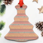 Lines Christmas Tree Ornament (Two Sides) Front