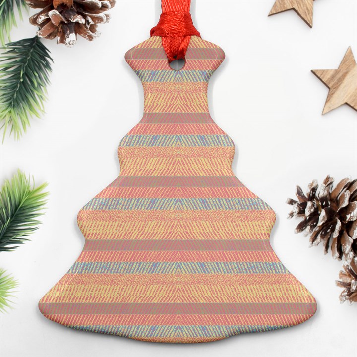 Lines Christmas Tree Ornament (Two Sides)