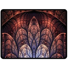 Abstract Fractal Fleece Blanket (large)  by Simbadda