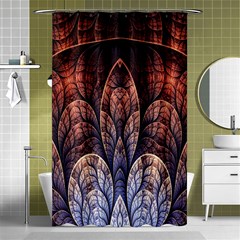 Abstract Fractal Shower Curtain 48  X 72  (small) 