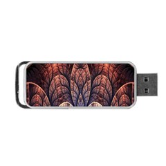 Abstract Fractal Portable Usb Flash (two Sides)