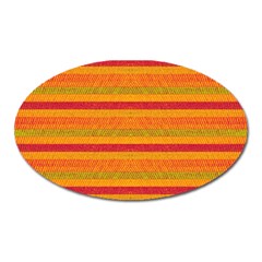 Lines Oval Magnet by Valentinaart